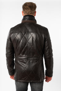 Lederjacke 1201-0792 dark brown