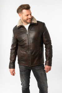 Lederjacke 1201-0796 antique brown