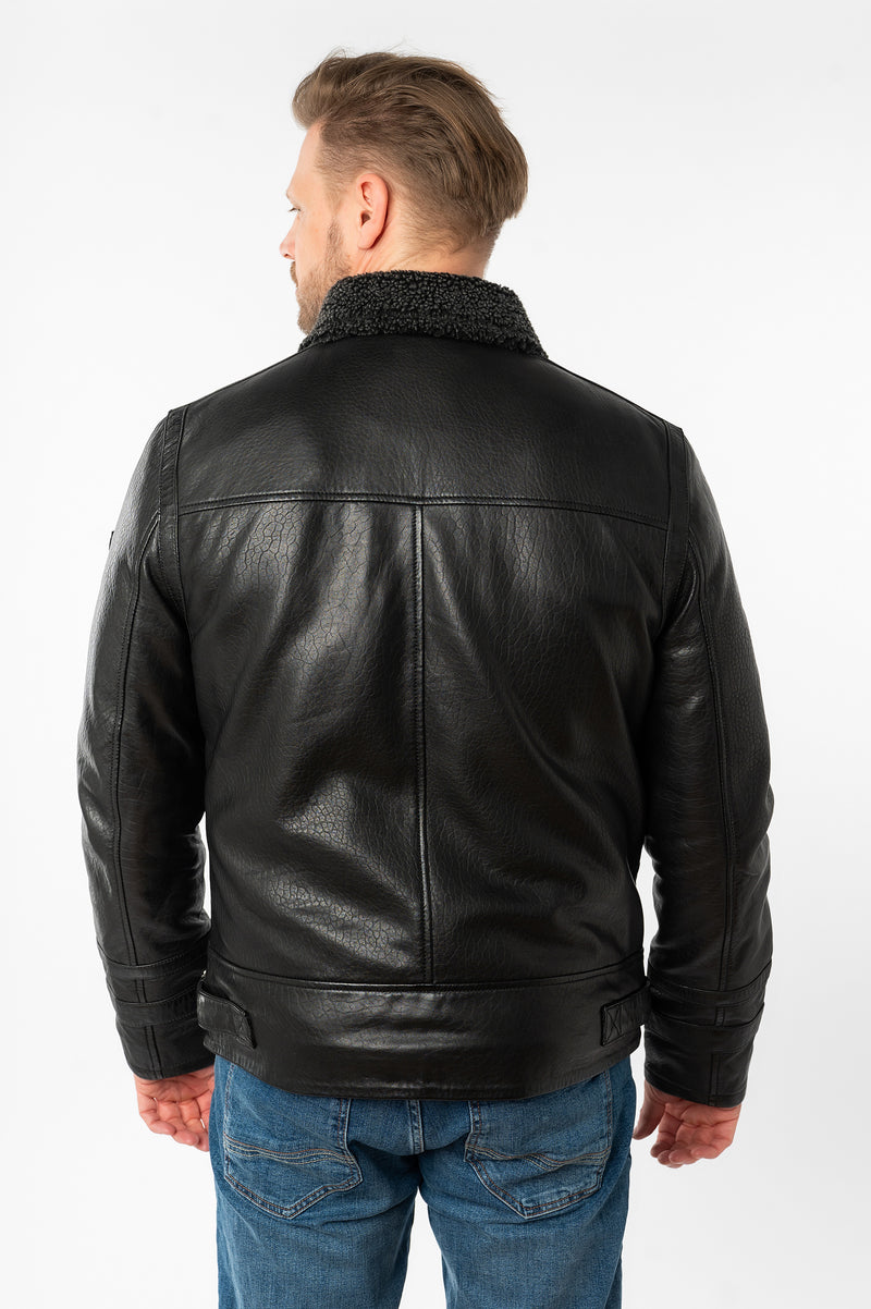 Lederjacke 1201-0797 black 