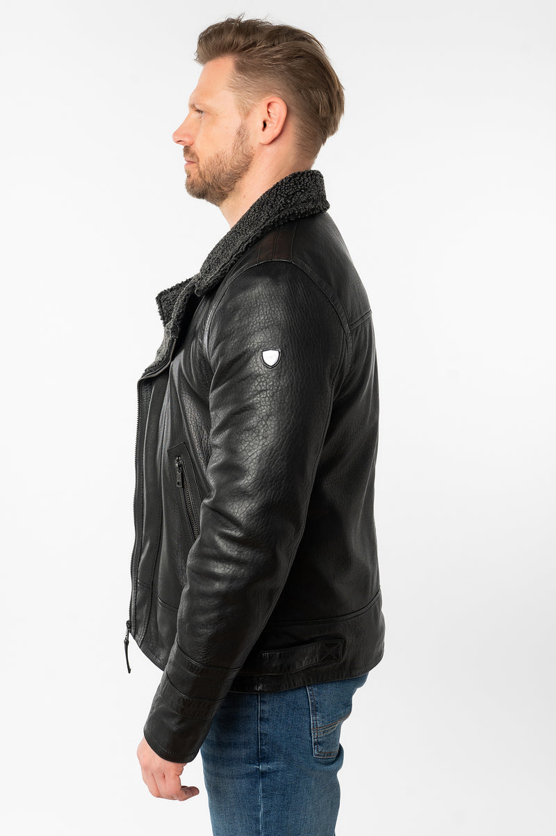Lederjacke 1201-0797 black 