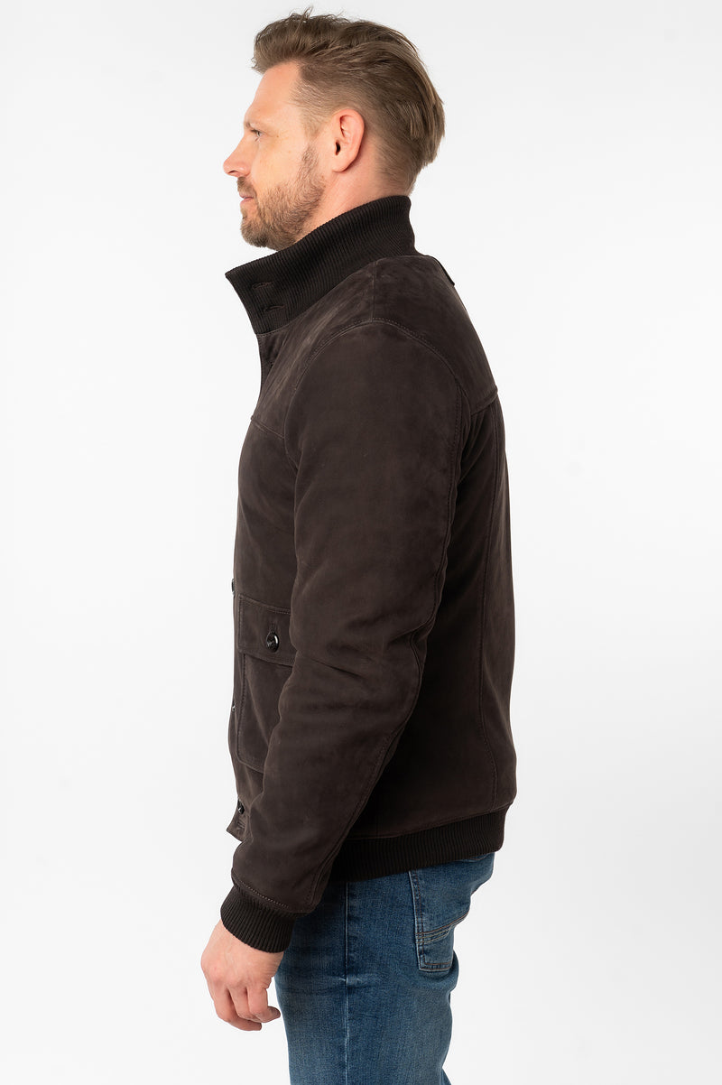 Lederjacke 1201-0808 dark brown