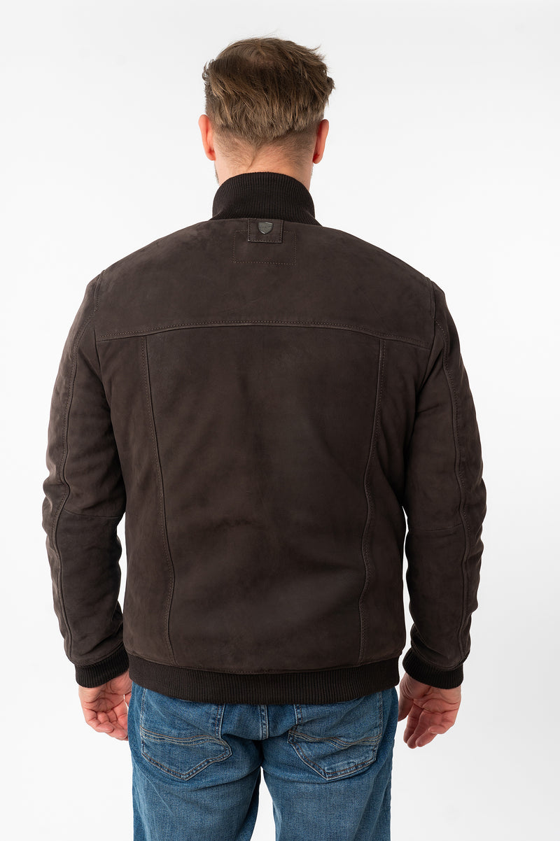 Lederjacke 1201-0808 dark brown