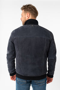 Lederjacke 1201-0808 navy