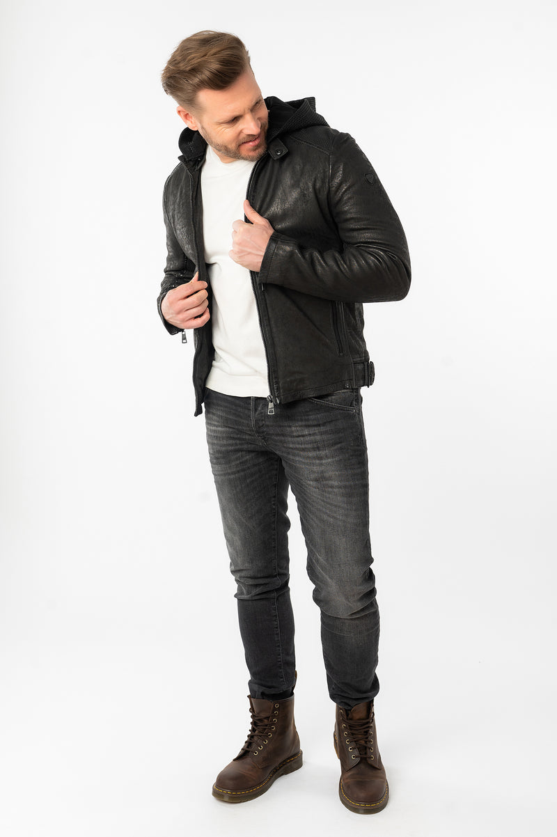 Bikerjacke 1201-0809 black