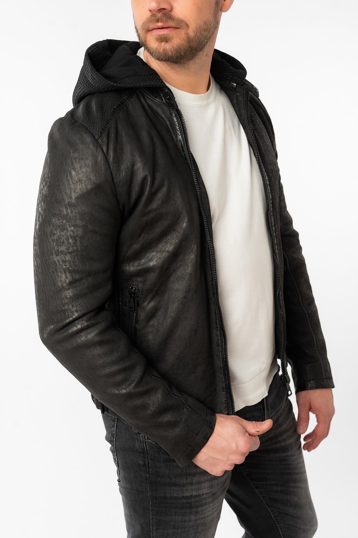 Bikerjacke 1201-0809 black