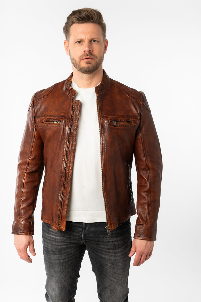 Lederjacke 1201-0811 whiskey