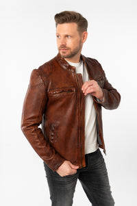 Lederjacke 1201-0811 whiskey