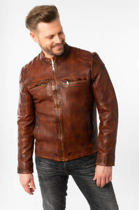 Lederjacke 1201-0811 whiskey