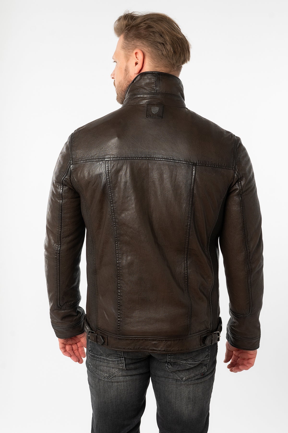 Lederjacke 1201-0826 mocca