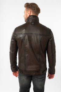Lederjacke 1201-0826 mocca