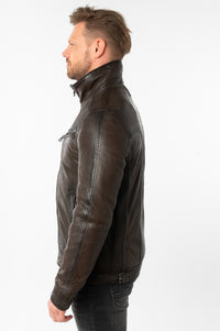 Lederjacke 1201-0826 mocca