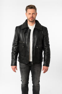 Lederjacke 1201-0854 black