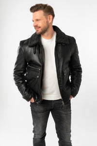 Lederjacke 1201-0854 black