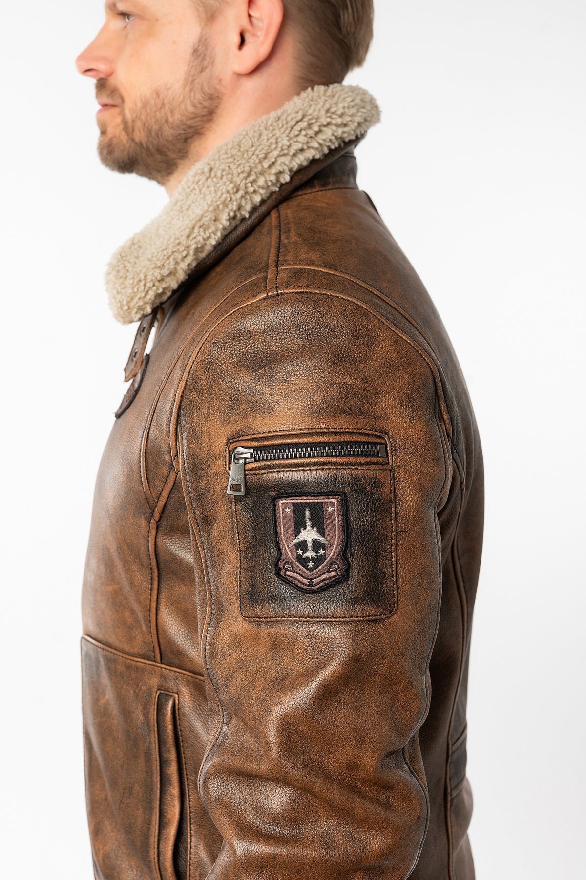 Lederjacke 1201-0859 brown 