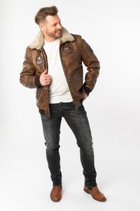 Lederjacke 1201-0859 brown 