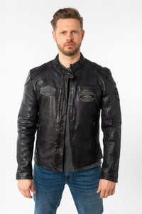 Bikerjacke 1201-0860 dark anthracite