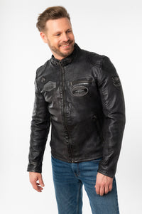 Bikerjacke 1201-0860 dark anthracite