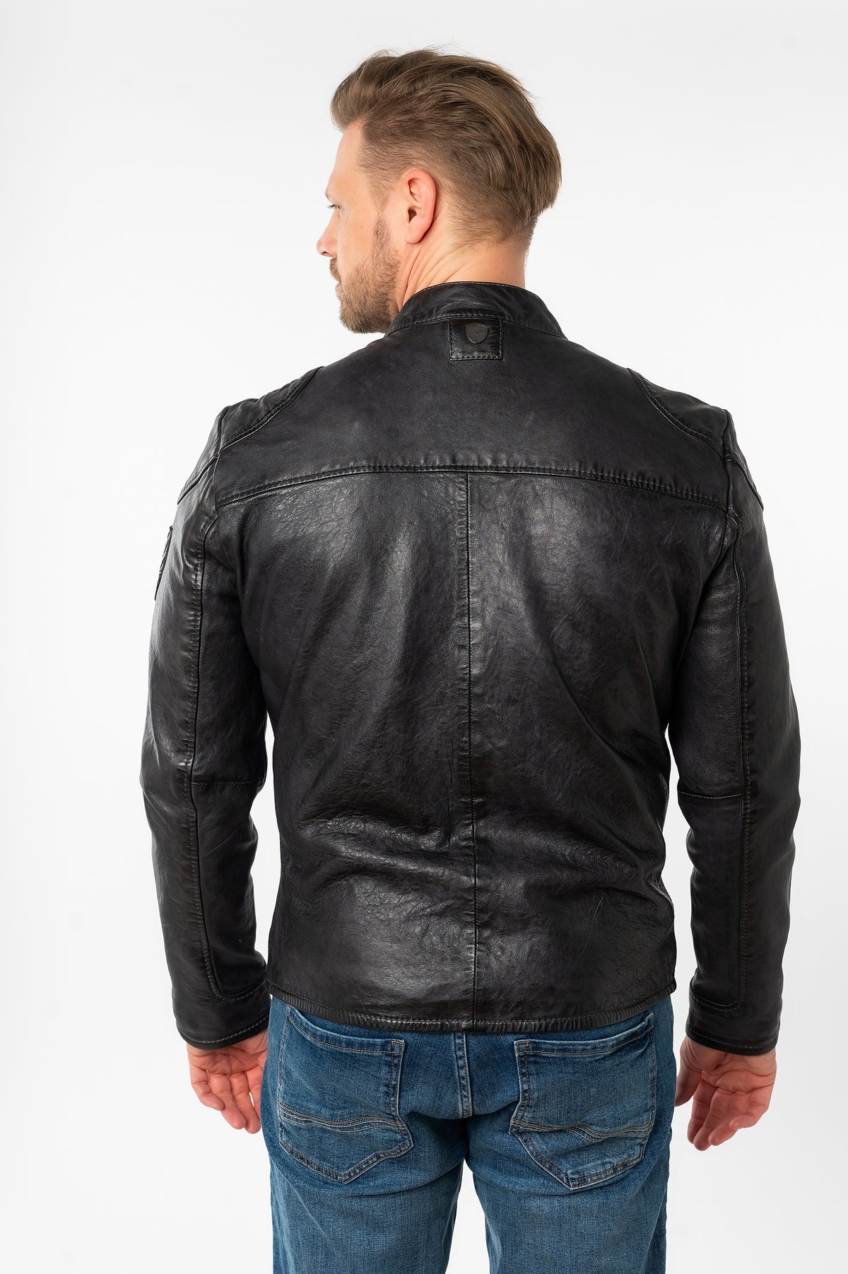 Bikerjacke 1201-0860 dark anthracite