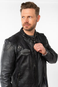 Bikerjacke 1201-0860 dark anthracite