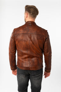 Bikerjacke 1201-0860 whiskey