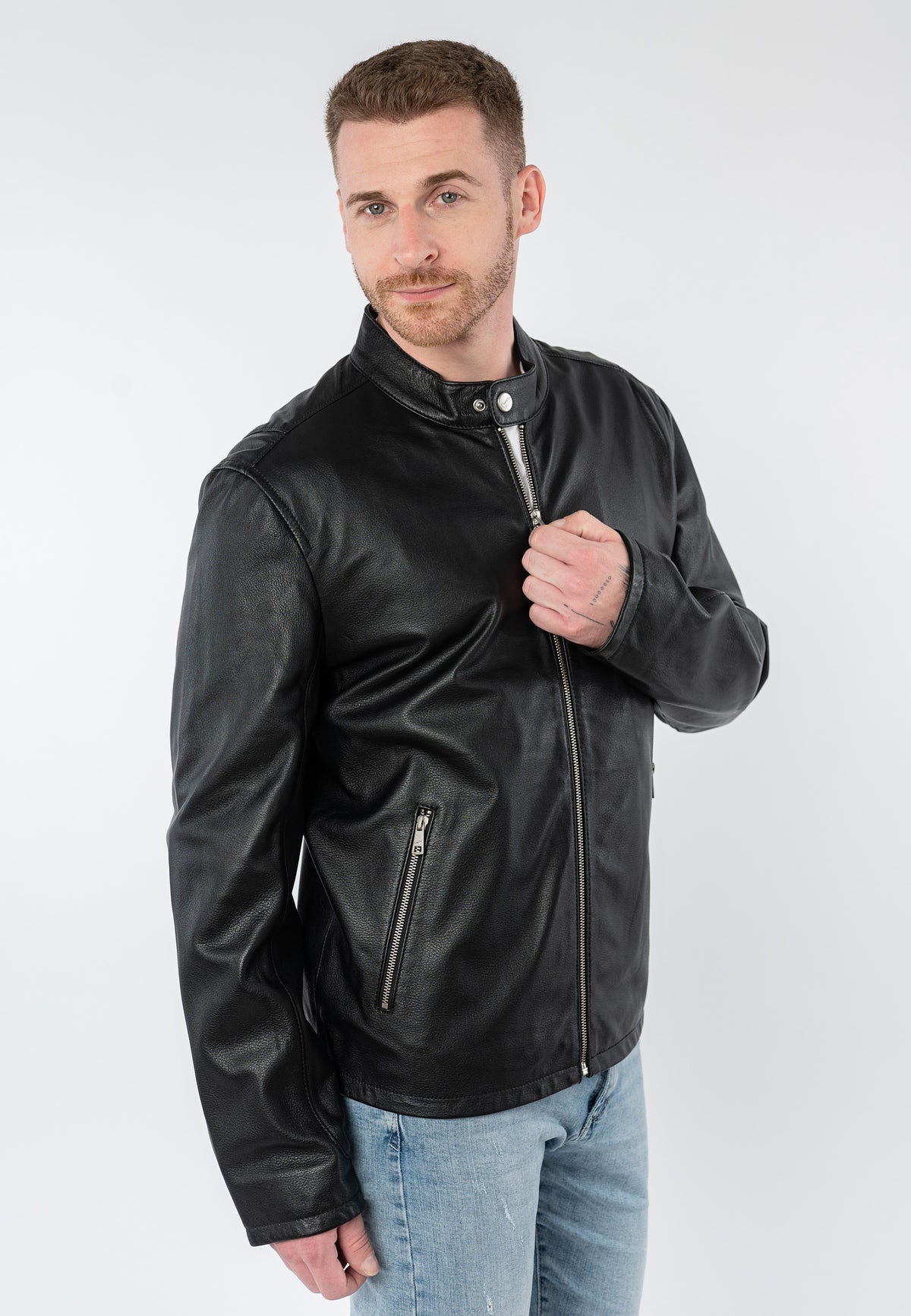 Lederjacke 1201-0903 black