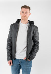 Bikerjacke 1201-0917 anthracite