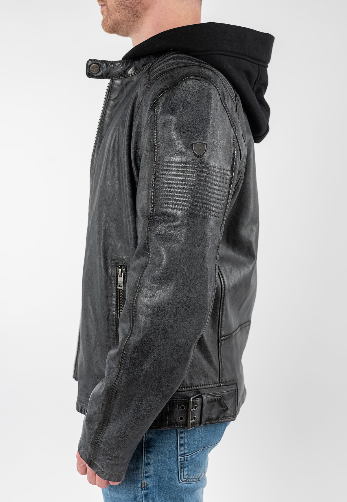 Bikerjacke 1201-0917 anthracite