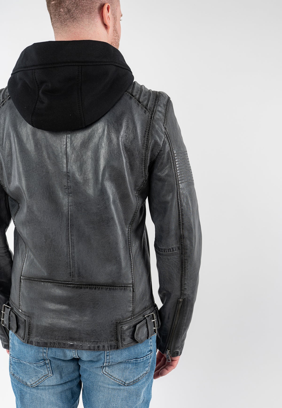 Bikerjacke 1201-0917 anthracite