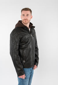 Bikerjacke 1201-0927 vintage black