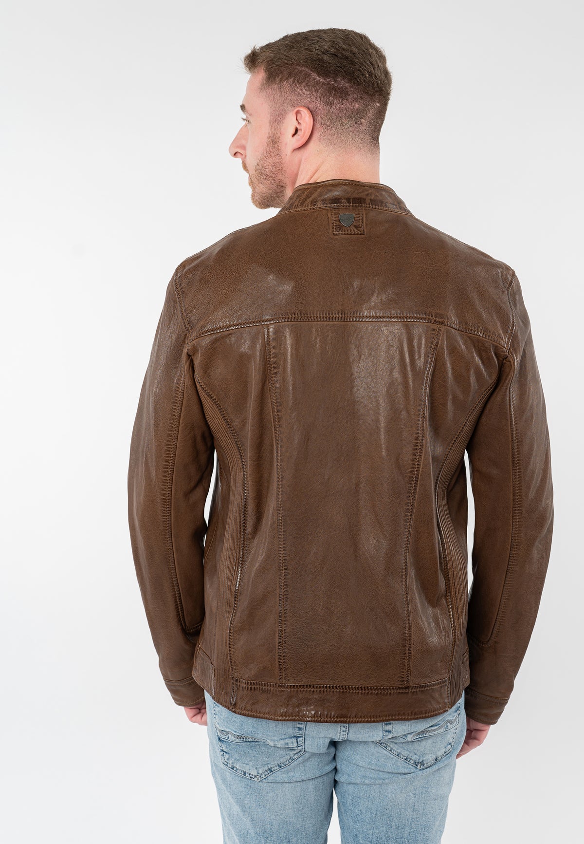 Lederjacke 1201-0928 dusty brown