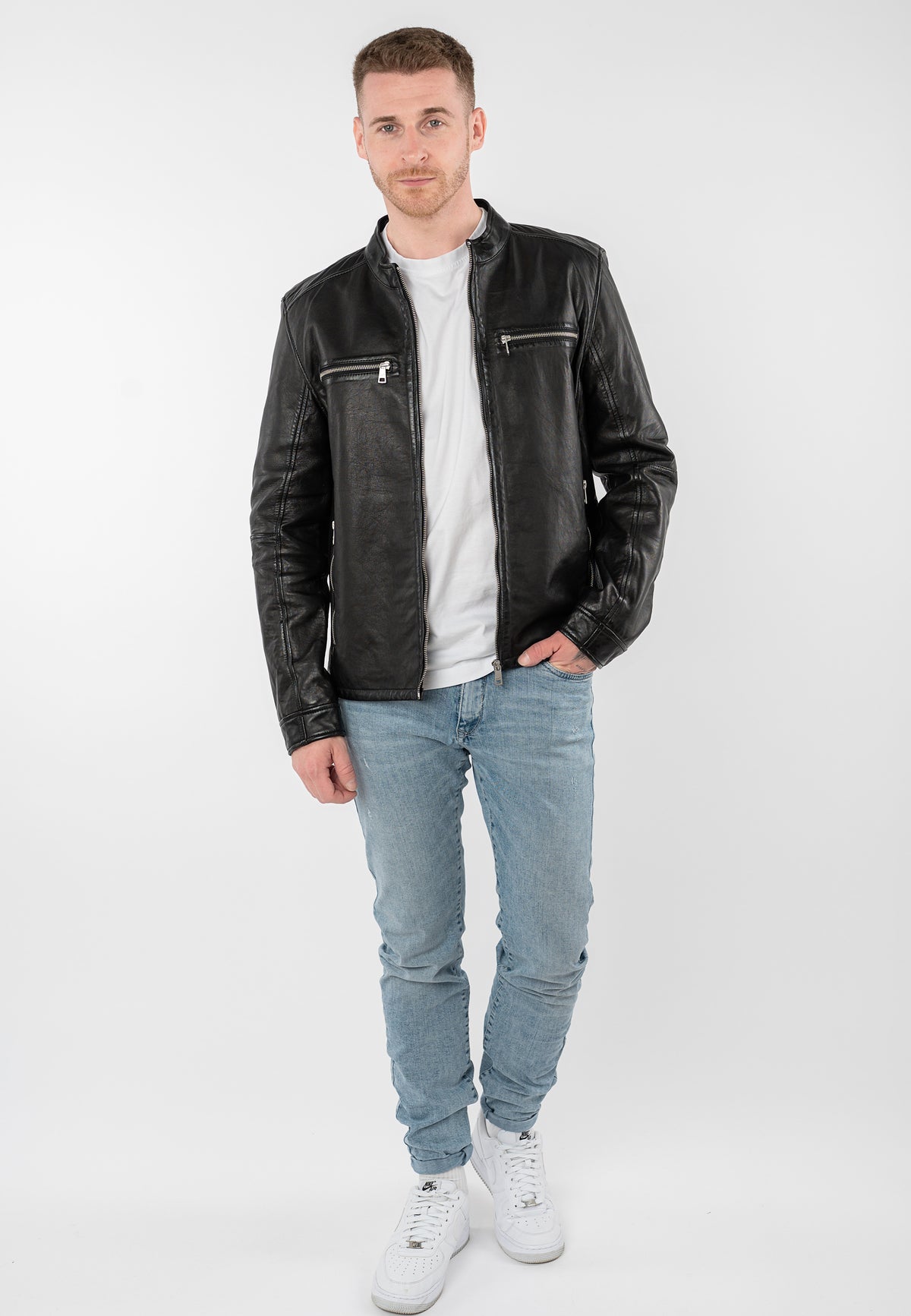 Lederjacke 1201-0933 black