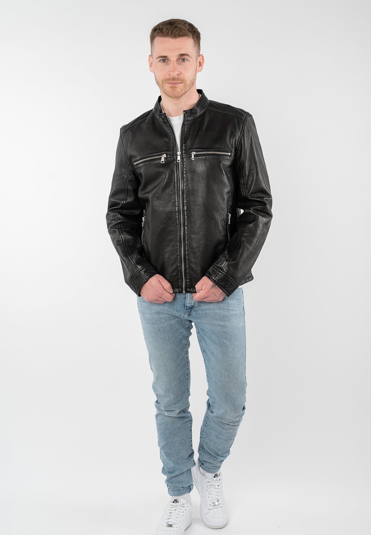 Lederjacke 1201-0933 black