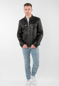 Lederjacke 1201-0933 black