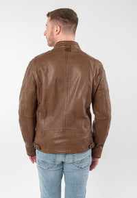 Lederjacke 1201-0936 cognac 