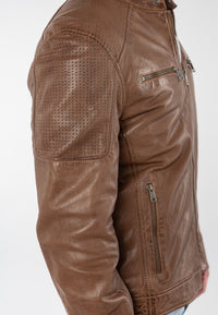 Lederjacke 1201-0936 cognac 