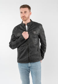 Lederjacke 1201-0944 anthracite