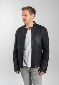 Lederjacke 1201-0946 dark anthracite
