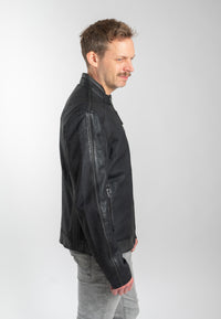 Lederjacke 1201-0946 dark anthracite