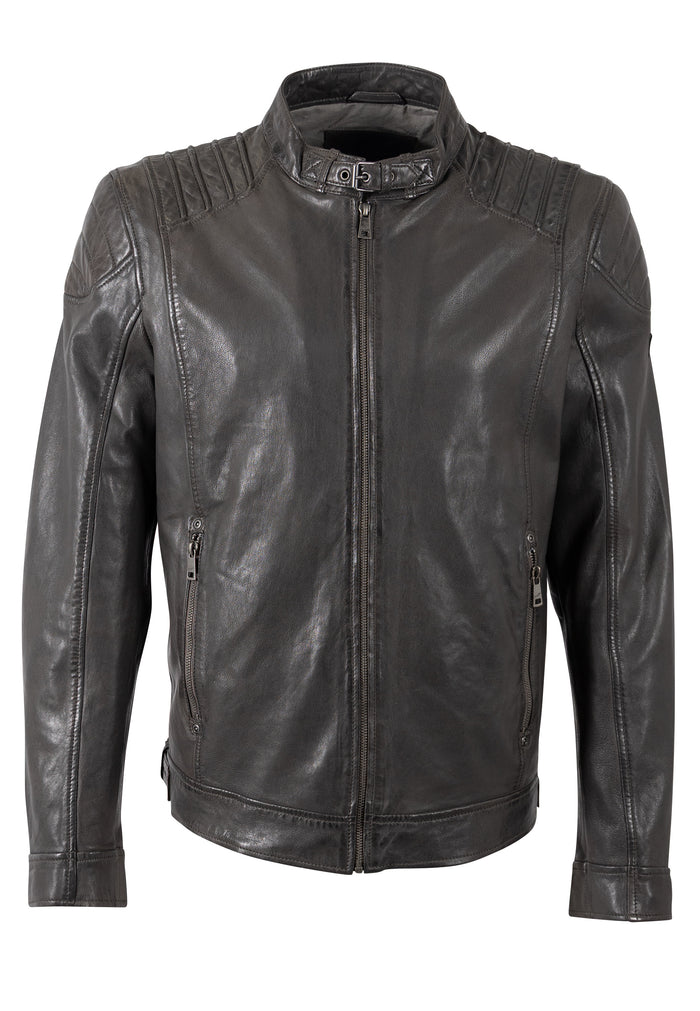 Lederjacke 1201-0947 anthracite