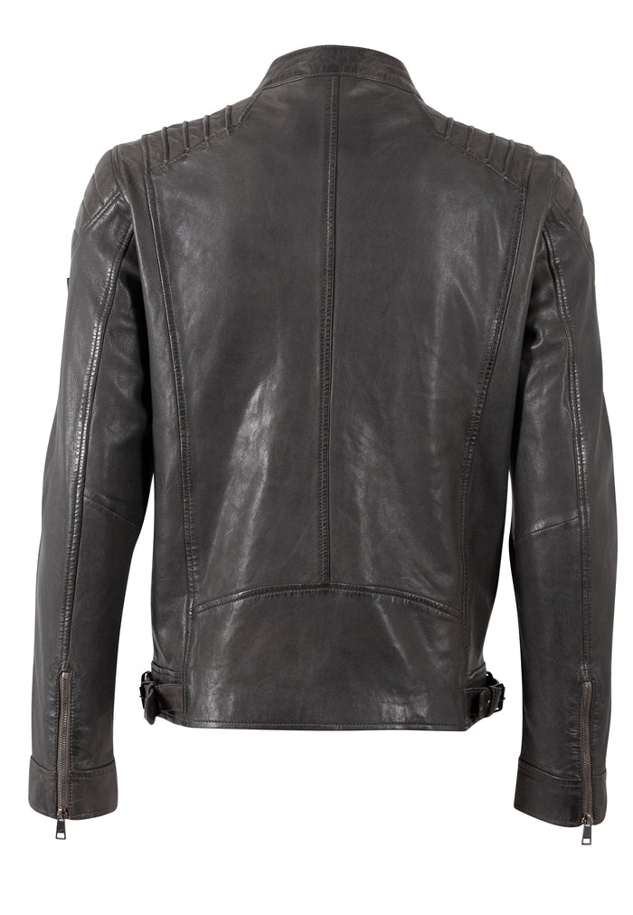 Lederjacke 1201-0947 anthracite