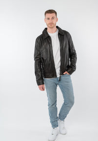 Lederjacke 1201-0949 dark brown