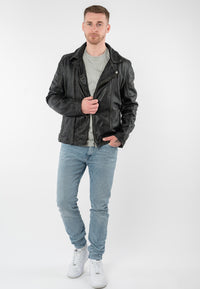 Bikerjacke 1201-0950 vintage black
