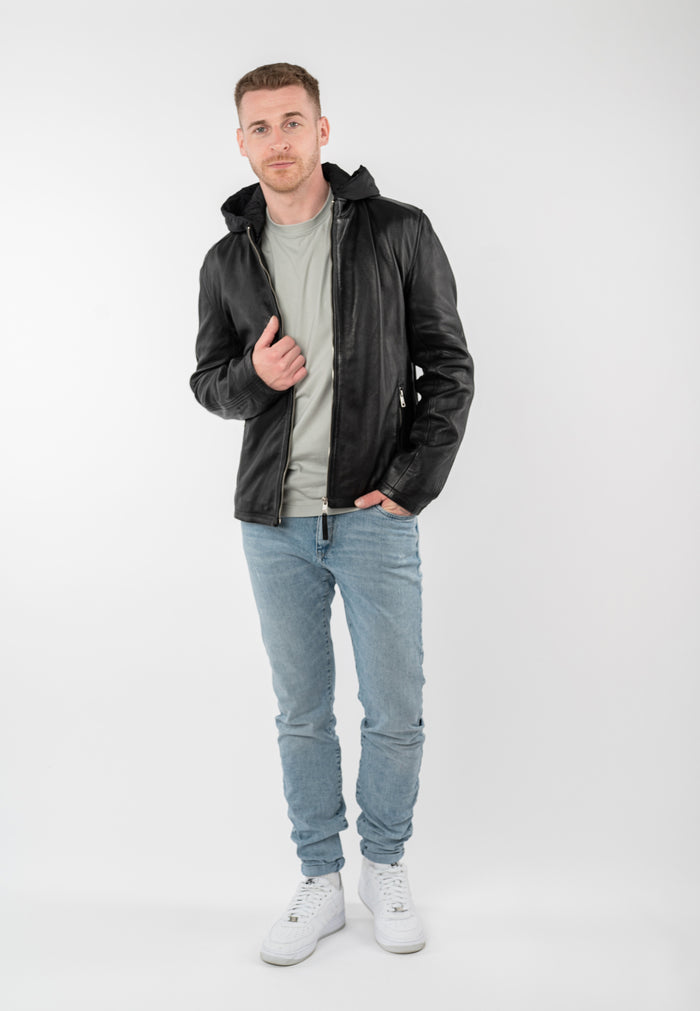 Lederjacke 1201-0956 black