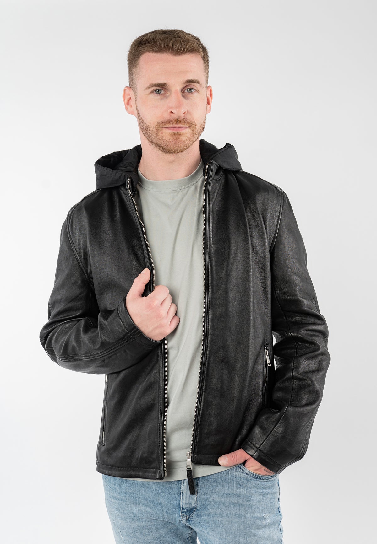 Lederjacke 1201-0956 black