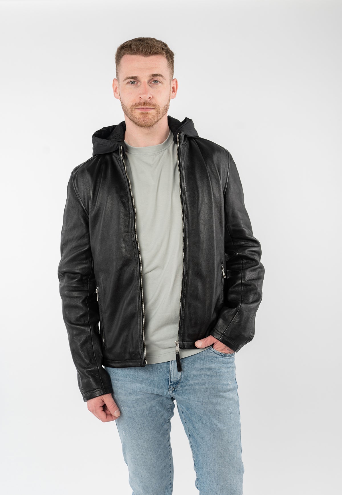 Lederjacke 1201-0956 black