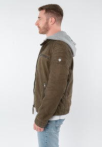 Lederjacke 1201-0960 dark olive