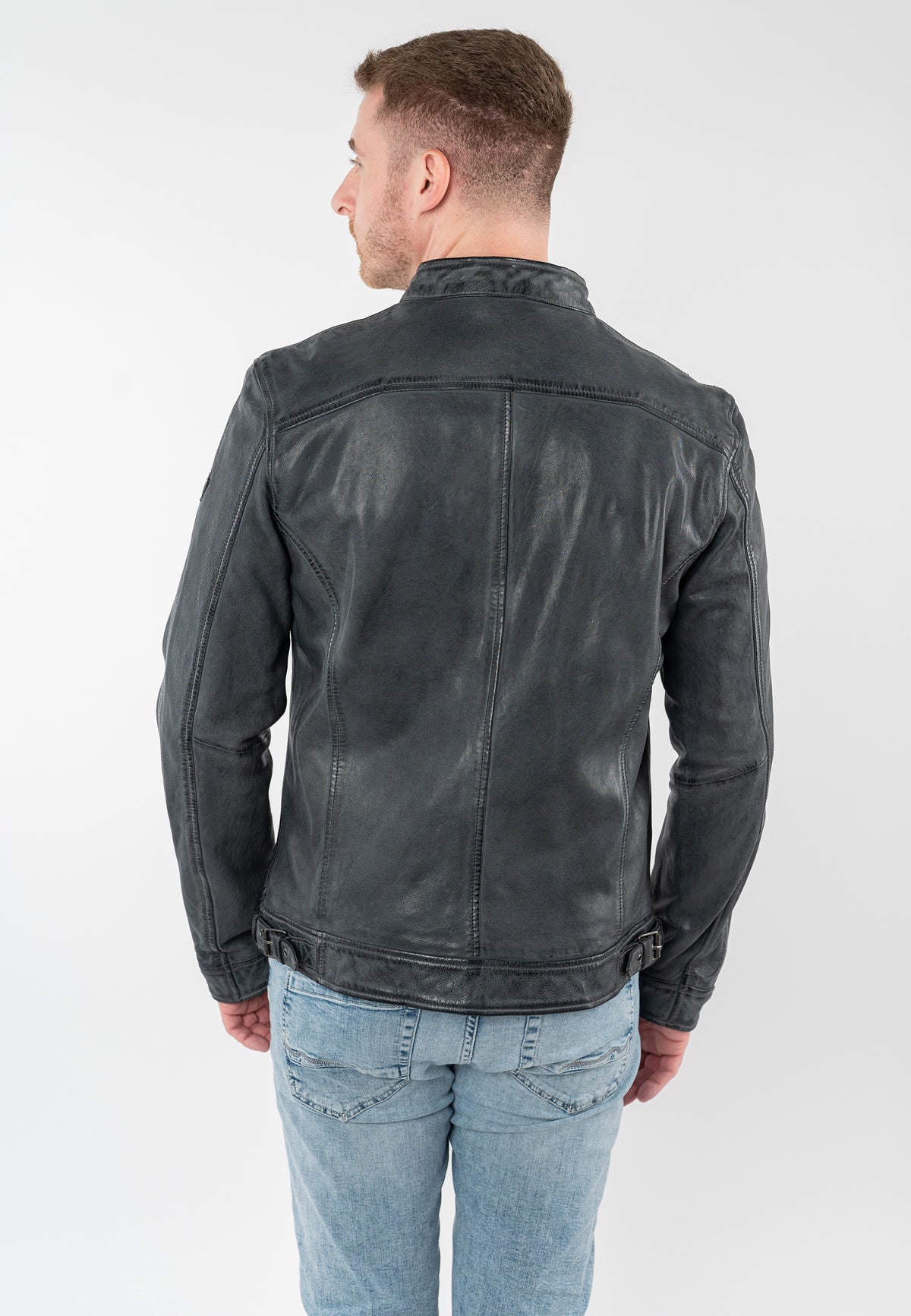 Lederjacke 1201-0991 anthracite