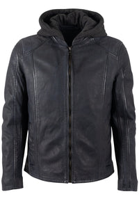 Lederjacke 1201-0772 dark navy