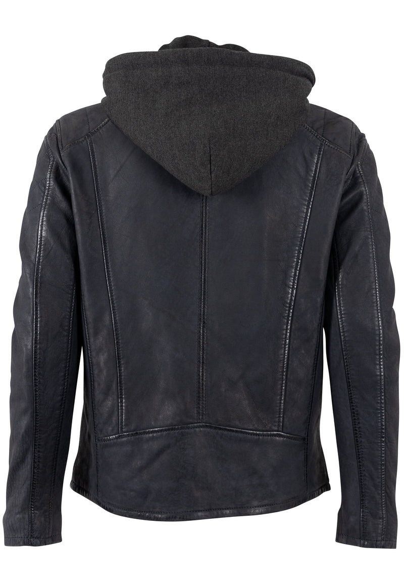Lederjacke 1201-0772 dark navy