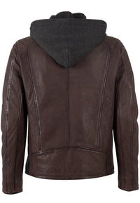 Lederjacke 1201-0772 dark oxred